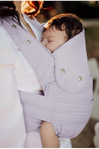 Marsupi Carrier Breeze S/m, Hafif ve Kompakt Bebek Taşıyıcı, 400 G, 15 Kg'a Kadar Destekli Portbebe Lila Tek Ebat