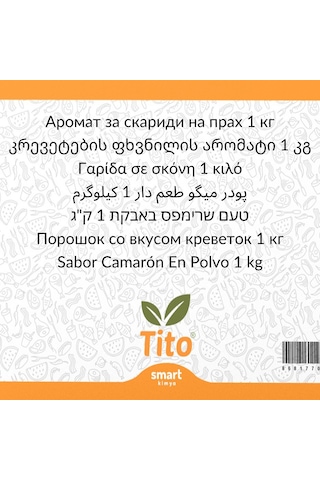 Toz Karides Aroması 1 Kg