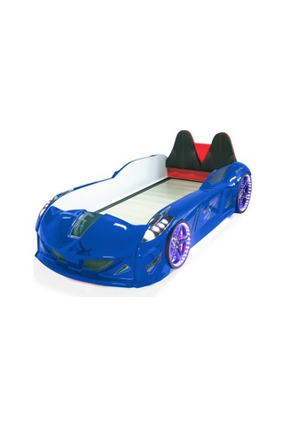 Arabalı Yatak Jaguar Bazalı Arabalı Yatak Mavi Setay Genç Odası Mavi