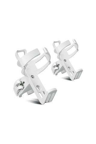 Universal Bisiklet Kupası Tutucu 360 Derece Dönen Şişe Kafesi Bisiklet Tulumu İçin Açık Gri