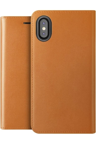 Vrs Design Apple Uyumlu iPhone X İle Genuine Leather Kılıf Brown