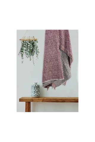 Çok Amaçlı Pamuklu Örtü- Kanepe-koltuk Şalı-koltuk Örtüsü 170x220-768 Bordo