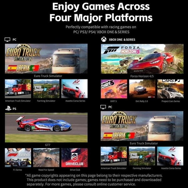 Pxn V9 Gen2 Oyun Direksiyon Seti Ps3/ps4/pc/xboxone/xboxseries