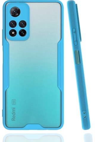 Newface Xiaomi Redmi Note 11 Pro Plus 5g Kılıf Platin Silikon - Mavi