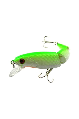 Hengjıa Jm001-x 10.5cm 14g Çok Bölümlü Plastik Sert Yemler Tiz Kancalı Yapay Balıkçılık Yemleri, Rastgele Renk Teslimatı