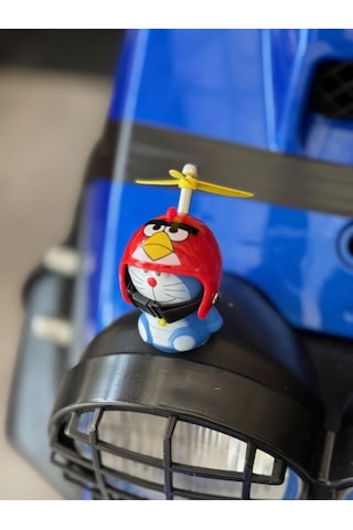 Anime Kedicik Angre Bırds Kedicik Araç Motor Masa Torpido Süsü Kasklı