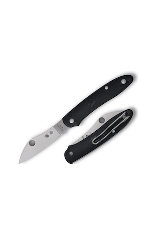 Spyderco Roadie Xl Black Frn M398 Plainedge Kamp Çakı Siyah