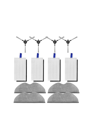 Xiaomi Robot Süpürge E5 / C108 Yedek Parçaları Yan Fırça Hepa Filtre Paspas Bezi Aksesuarları
