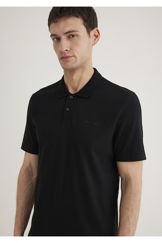 Mavi - Mavi Siyah Siyah Polo Tişört 0611837-900 Siyah