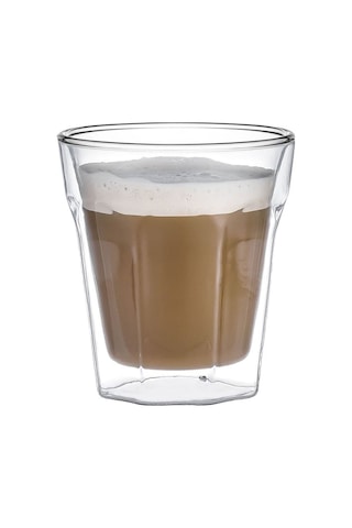 Leggno Vetro Çift Cidarlı Espresso Bardağı 2li 80 Ml Le-vtr7000dges08 Leggno Çok Renkli