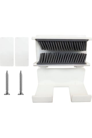 Singree Duş Saç Toplayıcı Silikon - Duşakabin Tıkanıklığını Önleyen Duvar Tipi Saç Tutucu Beyaz Beyaz