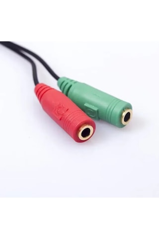 3.5 Mm Stereo Kulaklık 3 Çizgili + Hoparlör Çoklayıcı Kablo