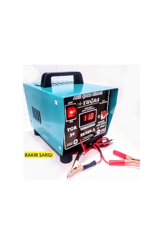 Tuğra Tgr30 Bakır 12volt 30 Amper Akü Şarj Cihazı Dijital