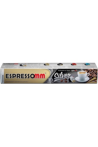 Espressomm Nespresso Uyumlu Silver Kapsül Kahve 100 Adet