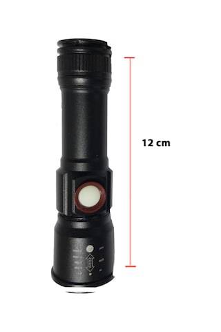 Panther Pt-4060 Usb Şarjlı 1000 Lümen Siyah