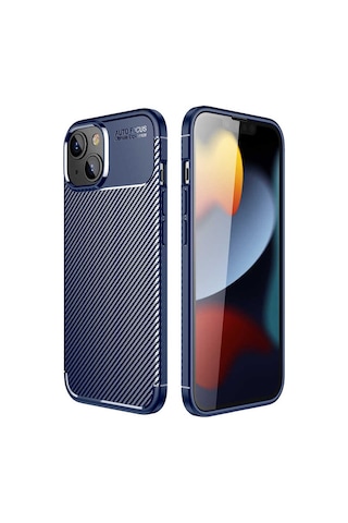 Apple Uyumlu iPhone 14 Tchs Negro Silikon Kılıf-lacivert Lacivert Lacivert