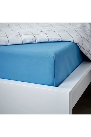 Ikea Dvala Çift Kişilik Çarşaf 240 X 260 Cm Lacivert