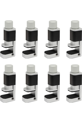 Leezsing 8 Adet Telefon Ekran Tamiri İçin Ayarlanabilir Metal Klip, Yumuşak Paspaslı Ekran Sabitleyici Aracı