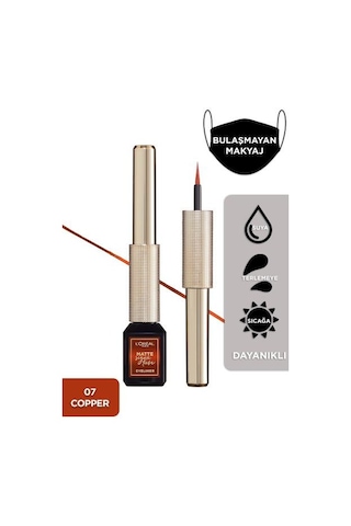 L'Oréal Paris Matte Signature Eyeliner 07 Copper - Turuncu