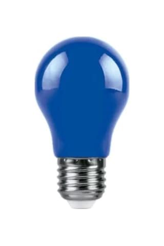 1 Adet 10 Watt Mavi Işık E27 Duy Led Ampul, Mavi Işık 10 Watt Tasarruflu Led Ampul, Mavi Işık Ampul