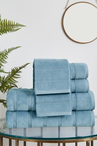 Sadem Organik Stripe Mutfak Ve Kurulama Havlusu 30x50 Cm Mavi