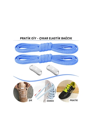 Tak Bırak, Klipsli Elastik, Yeni Nesil Akıllı Bağcık, Mavi
