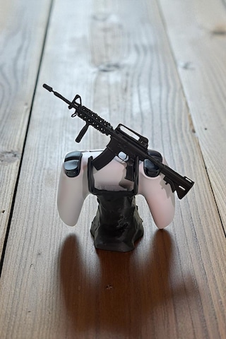 Battlefield Tasarımlı 3d Baskı Kontrolcü Tutucu Ps4 Ps5 Xbox Gamepad Standı Joystick Standı 1 Adet