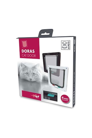 M-pets Doras Kedi Kapısı 4 Yönlü Kahverengi 19,7x19 Cm 244-56007.01
