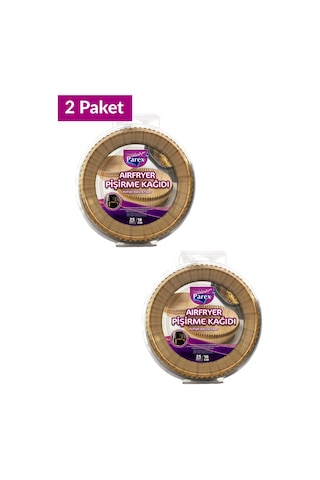 Airfryer Pişirme Kağıdı 25'li İkili Set