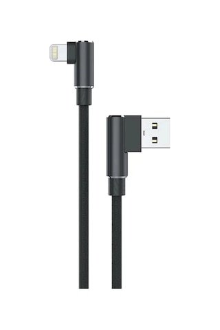 Usb To Lightning 3m 2.4a Kablo - Siyah