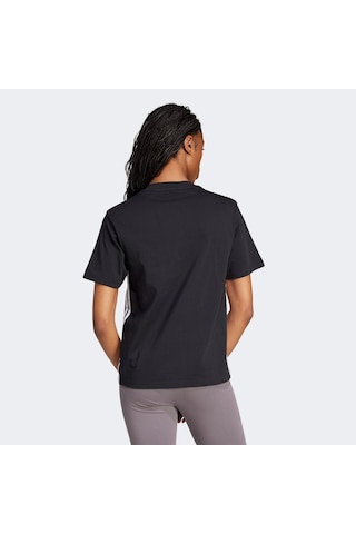 Adidas Essentials 3 Stripes Cotton Kadın Siyah T-shirt Jd0846 SIYAH