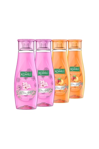Komili Çiçek Terapisi + Şeftali Rüyası Duş Jeli 4 x 500 ML
