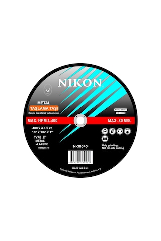 Nikon Metal Flex Taşlama Taşı Bombeli 230x6.0x22mm 25 Adet