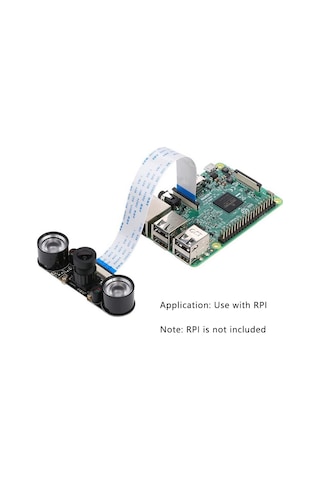 Raspberry Pi 3 B+ 4 B Kamera Gece Görme Kamera Ayarlanabilir Odak Modülü 5mp Ov5647