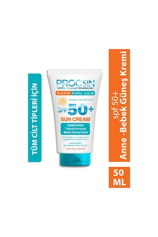 Procsın Baby Yüksek Uv Korumalı Bebek Ve Çocuk Spf50+ Güneş Kremi 50 ML