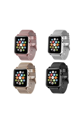 Ally Apple Uyumlu Watch 7 45 MM 6-5-4 44 MM Kayış Kordon Çelik Klasik Tok