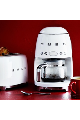 Smeg DCF02 50's Retro Style Filtre Kahve Makinesi 1050 W Beyaz