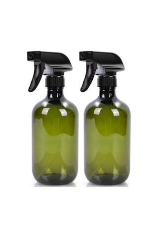 Vkemall Yeşil İç Mekan Bitki Temizlik Spreyi - 2 Adet 16.9 Unç, Ayarlanabilir Uç, Sızıntısız Sulama Bidonu