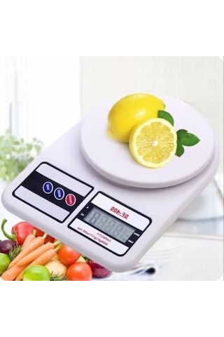 Dijital Mutfak Tartısı Terazisi Lcd Ekran Ile Hassas Ölçüm 10 KG