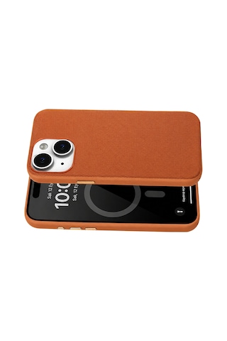 Joko - 924 - Apple iPhone Uyumlu 15 Vero Magsafe Kapak - Glblseme - - Turuncu