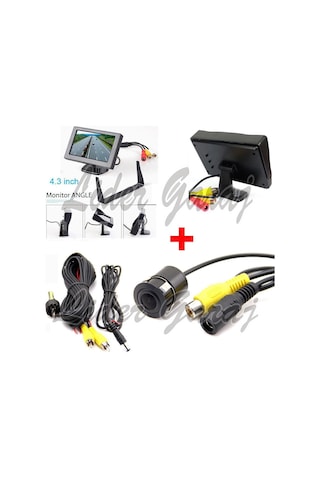 Geri Görüş Kamera Sseti4.3" Monitör 16.5Mm Micro Hd Kamera