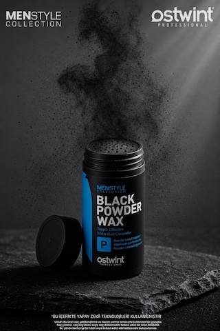 Ostwint Professional Siyahlaştırıcı Şekil Verici Topik Etkili Pudra Wax 20 G