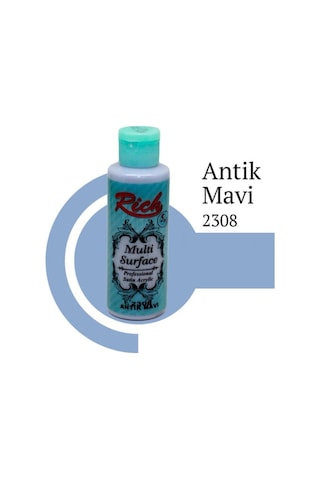Rich Multi Surface 2306 Antik Mavi Akrilik Boya 120 Cc