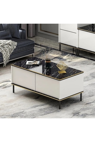 Orta Sehpa Kozan Beyaz Gold