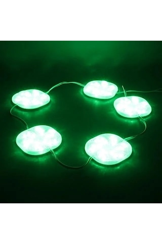 Powermaster Pm-14707 12 Volt 3 Watt Yeşil Sabit 6565-2835 Modül Led 65x65x12mm