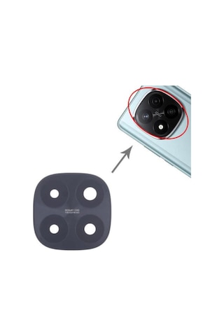 Xiaomi Uyumlu Redmi Note 14 Pro+ Plus 5g Kamera Lensi Cam 24115ra8eg