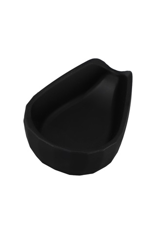Kosona Gıda Grubu Silikon Kahve Fıstığı Ölçüm Kasesi - Dökme Engeli, Ölçüm Kabı, Gösterim Tabağı - Siyah Siyah