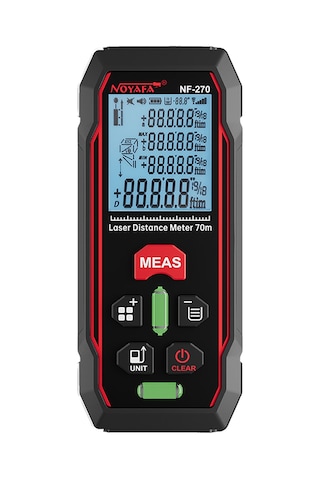 Noyafa Nf270 Lazer Mesafe Ölçer 70m/229ft Dijital Lazer Mesafe Ölçer M Siyah
