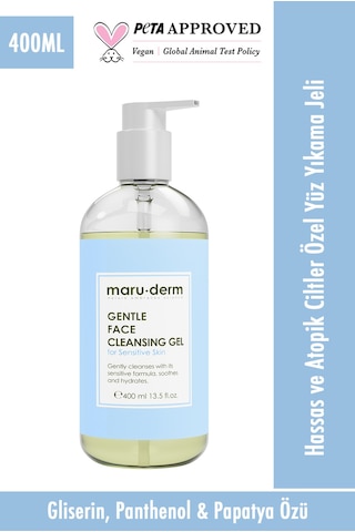 Maruderm Hassas ve Atopik Ciltler İçin Yüz Yıkama Jeli 400 ML