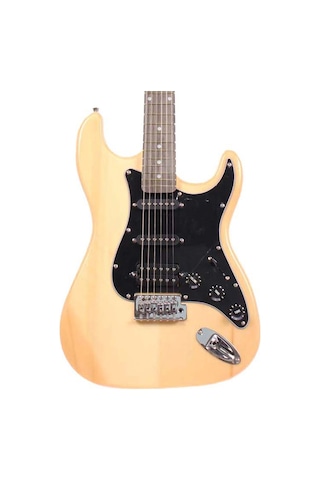 Angel Aeg111-n Naturel Elektro Gitar Doğal Ahşap Görünüm Vernikli Cila
